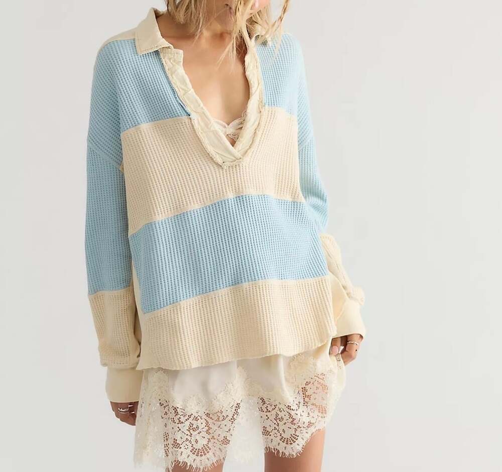 FREE PEOPLE one rain  Thermal Size Medium